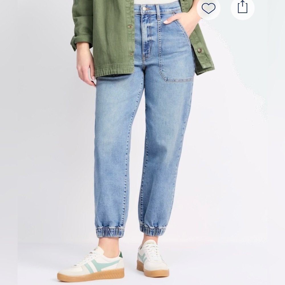 Casual Light Blue Cropped Jeans